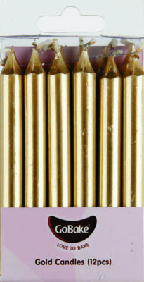 Large Gold Candles